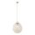 Pendelleuchte Glas Sandfarben Cognac E27 Ø35 cm modern