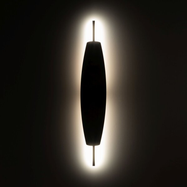 LED Wandleuchte indirekt 3000K Holz Metall H:95,5 cm