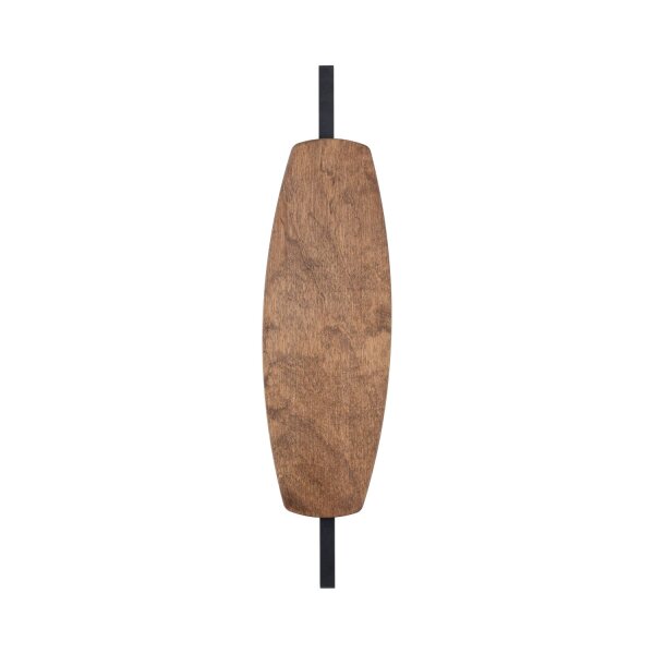 LED Wandleuchte indirekt 3000K Holz Metall H:55 cm