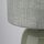 Tischlampe Stoff Glas Grau Olivgrün E27 H:48 cm Modern