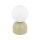 Tischlampe Glas Metall Pistazie E27 H:52 cm dekorativ