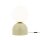 Tischlampe Glas Metall Pistazie E27 H:52 cm dekorativ