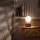 Tischlampe Glas Metall Weiß Orange G9 H:21 cm klein