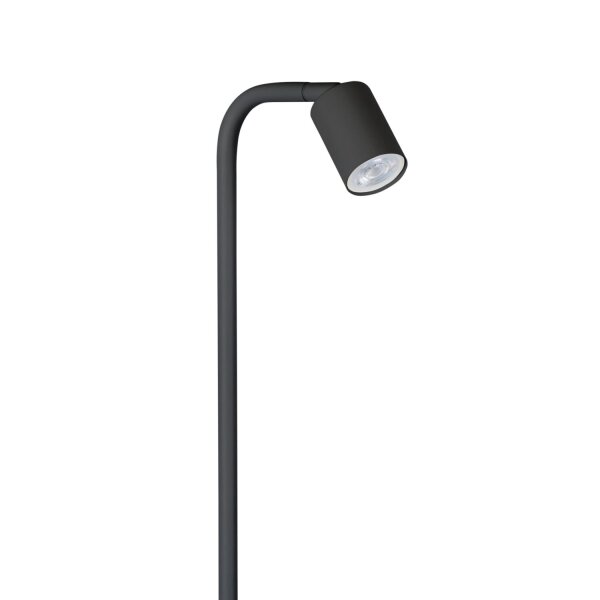 Stehleuchte flexibel Metall Schwarz GU10 140 cm Modern