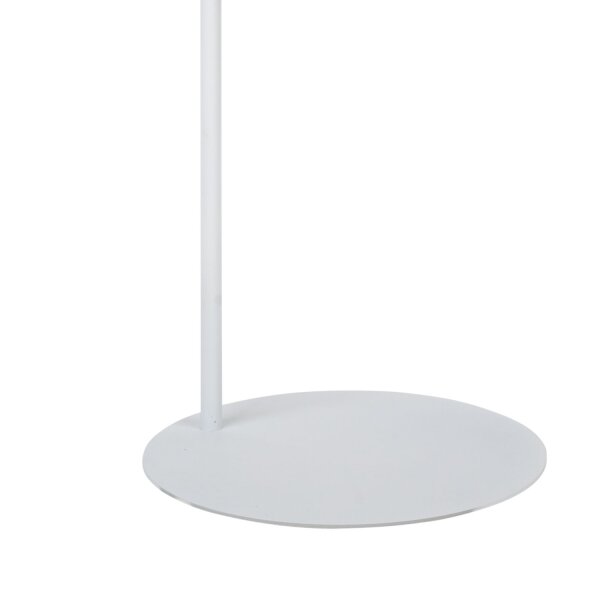 Stehleuchte verstellbar Metall Weiß GU10 H:140 cm