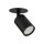 Deckenspot verstellbar Metall Schwarz GU10 B:12,5 cm