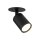 Deckenspot verstellbar Metall Schwarz GU10 B:12,5 cm