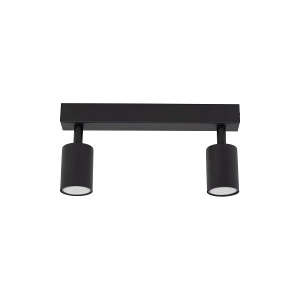 Deckenspot flexibel 2-flammig Schwarz GU10 L:41 cm