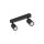 Deckenspot flexibel 2-flammig Schwarz GU10 L:41 cm