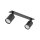 Deckenspot verstellbar 3-flammig Schwarz GU10 L:41 cm