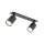 Deckenspot verstellbar 3-flammig Schwarz GU10 L:41 cm