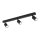 Deckenspot flexibel 3-flammig Schwarz GU10 L:77 cm