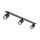 Deckenspot verstellbar Metall Schwarz GU10 L:77 cm