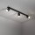 Deckenspot verstellbar Metall Schwarz GU10 L:77 cm