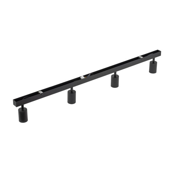 Deckenspot flexibel 4-flammig Schwarz GU10 L:123 cm