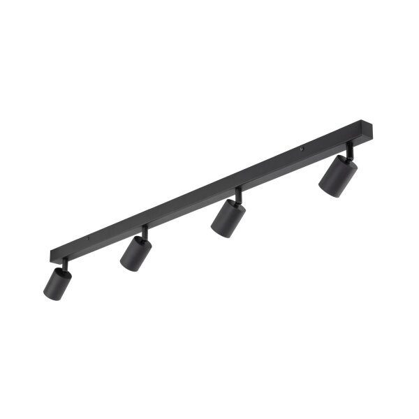 Deckenspot flexibel 4-flammig Schwarz GU10 L:123 cm