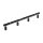 Deckenspot flexibel 4-flammig Schwarz GU10 L:123 cm