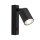 Wandspot verstellbar Schalter Schwarz GU10 B:11 cm