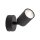 Deckenspot Metall Schwarz akzentuiert GU10 L:12 cm