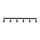 Deckenspot verstellbar Metall Schwarz GU10 L:127 cm