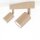 Deckenspot drehbar 2-flammig Sandfarben GU10 L:41 cm