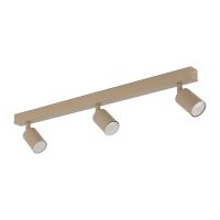 Deckenspot verstellbar Sandfarben Metall GU10 L:77 cm