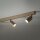 Deckenspot verstellbar Metall Sandfarben GU10 L:123 cm