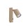 Wandspot flexibel Schalter Sandfarben GU10 B:11 cm