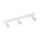 Deckenspot drehbar 3-flammig Metall Weiß GU10 L:77 cm