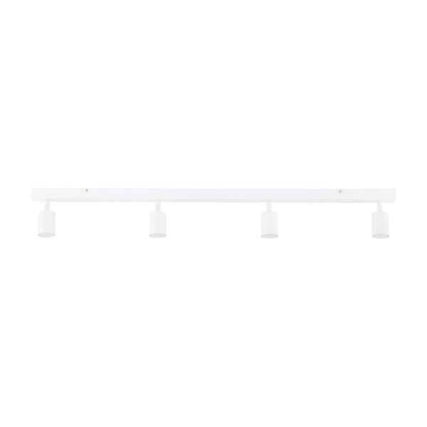 Deckenspot flexibel 4-flammig Metall Weiß GU10 123 cm