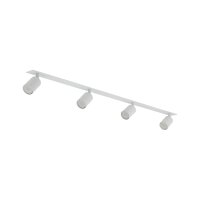 Deckenspot flexibel 4-flammig Metall Weiß GU10 122 cm