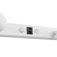 Wandspot Schalter USB-C 2-flammig Weiß GU10 B:39 cm