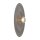Wandleuchte blendarm Glas Metall Braun G9 H:60 cm rund