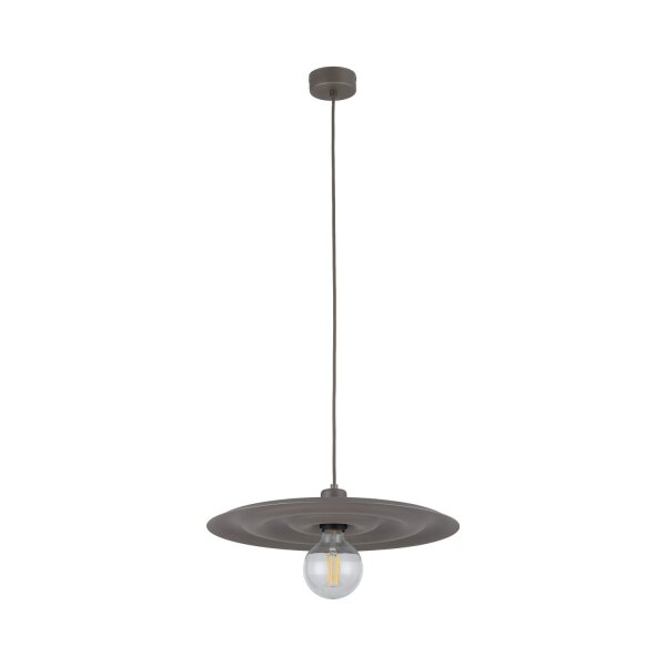 Pendelleuchte blendarm Metall Braun E27 Ø40 cm Modern