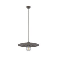 Pendelleuchte blendarm Metall Braun E27 Ø40 cm Modern