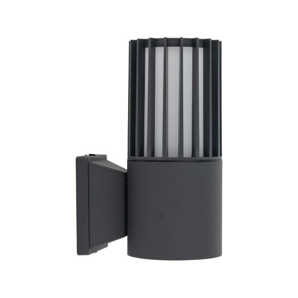 Außenwandleuchte Uplight Weiß Grau E27 H:20 cm IP54