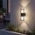 Wandleuchte Up Down Aluminium Grau E27 H:30 cm IP54