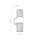Wandleuchte Up Down Aluminium Grau E27 H:30 cm IP54