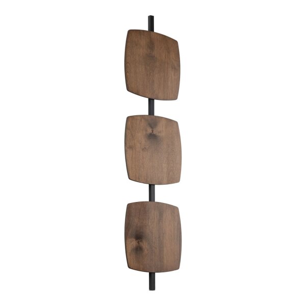 LED Wandleuchte indirekt 3000K Holz Braun H:95,5 cm