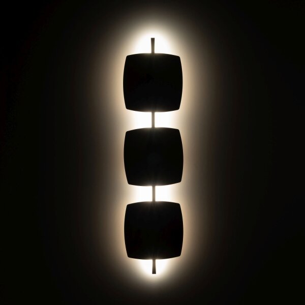 LED Wandleuchte indirekt 3000K Holz Braun H:95,5 cm