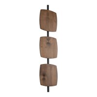 LED Wandleuchte indirekt 3000K Holz Braun H:95,5 cm