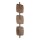 LED Wandleuchte indirekt 3000K Holz Braun H:95,5 cm