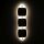 LED Wandleuchte indirekt 3000K Holz Braun H:95,5 cm
