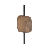 LED Wandleuchte indirekt 3000K Holz Braun H:55 cm