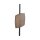 LED Wandleuchte indirekt 3000K Holz Braun H:55 cm