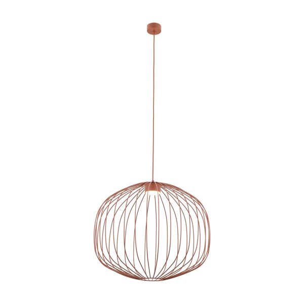 Pendelleuchte Metall Kaminrot GX53 Ø58 cm dekorativ