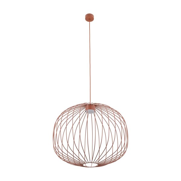 Pendelleuchte Metall Kaminrot GX53 Ø58 cm dekorativ