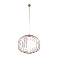 Pendelleuchte Metall Kaminrot GX53 Ø58 cm dekorativ