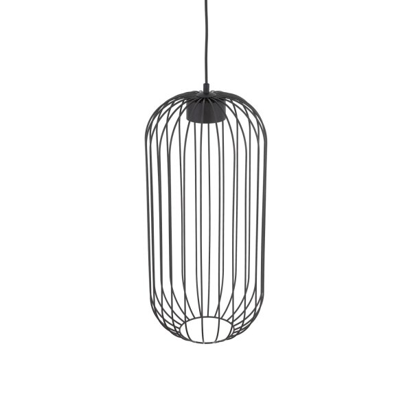 Pendelleuchte Metall Schwarz GX53 rund Ø25 cm Draht