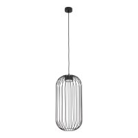 Pendelleuchte Metall Schwarz GX53 rund Ø25 cm Draht